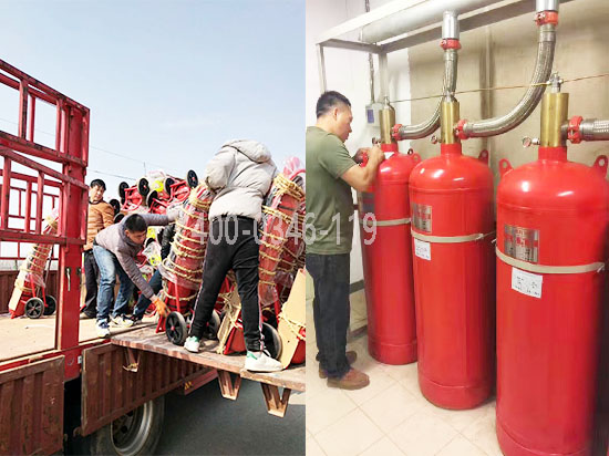 消防氣體滅火系統噴頭安裝